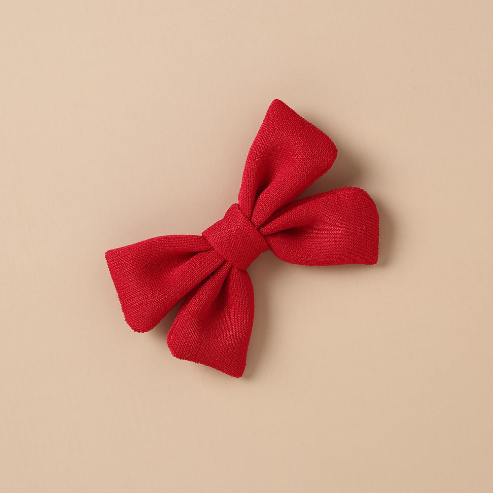 Retro Style Bow Children's Hair Edge Clip Jewelry