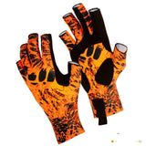 Fishing Gloves Exposed Five Fingers Breathable Non-slip Sunscreen Men - Nioor