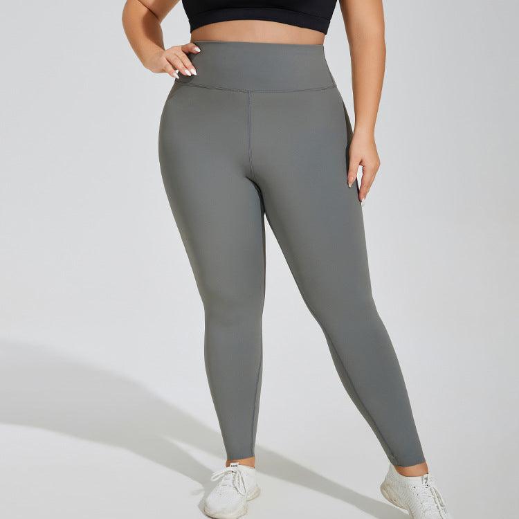 Plus Size Yoga Pants High Waist Hip Lift Seamless Cloud Sense Women's Fitness Exercise - Nioor