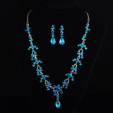 Bridal jewelry, necklace, earring set, wedding dress, jewelry accessories, fast selling pass - Nioor