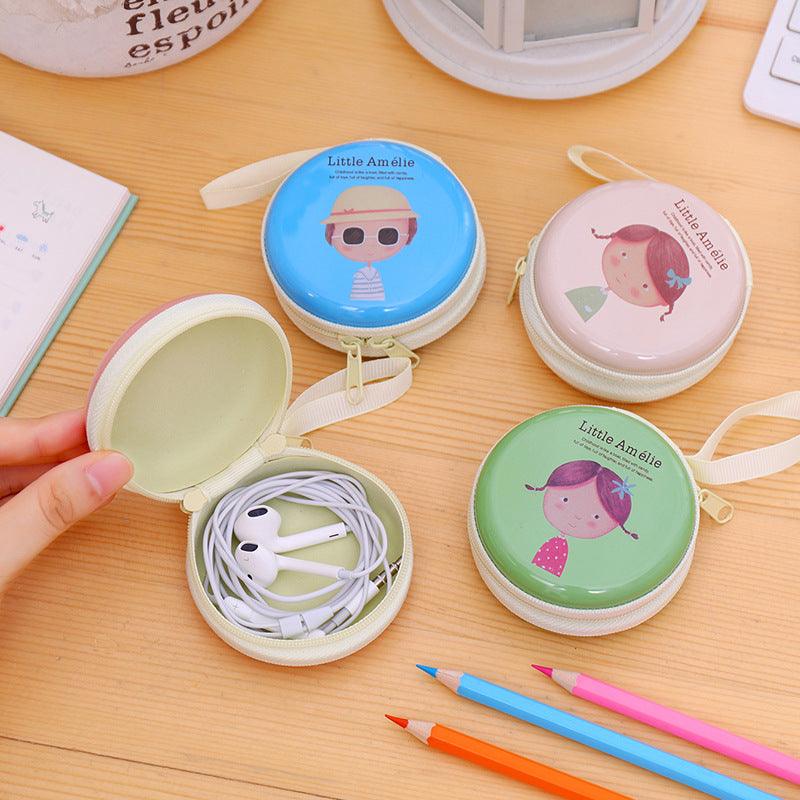 Korean cute horse iron element girl zero wallet mini pocket earphone package coin key bag - Nioor