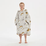 Hooded Slacker Blanket Pullover Children's And Teenagers' Sweater