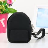 Lovely silicone earphone backpack portable handbag, handbag, handbag, purse, zero purse, children's candy color key bag manufacturer - Nioor