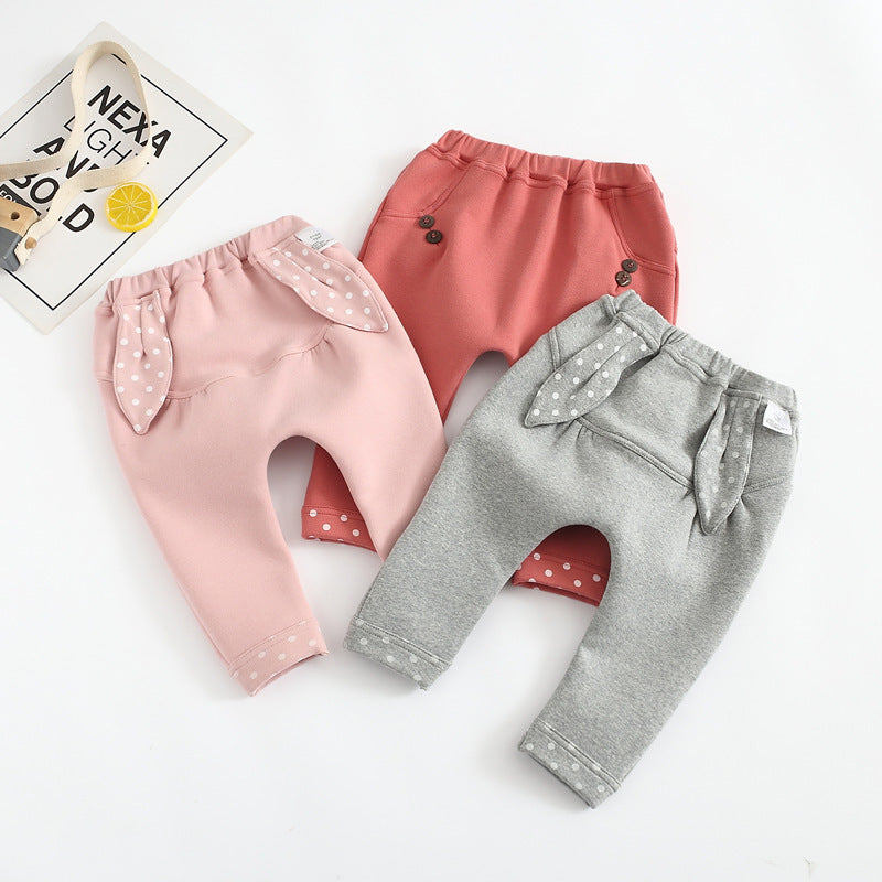 Cartoon bunny ear trousers