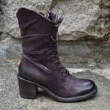 New Autumn And Winter High-heeled Thick-heeled Boots