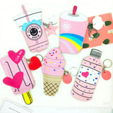 Korea cute popsicle ice cream Mini Purse beverage creative children change bag hand bag - Nioor