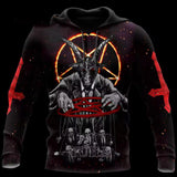 Spring And Autumn Fashion 3D Sweater Viking Warrior Printing - Nioor