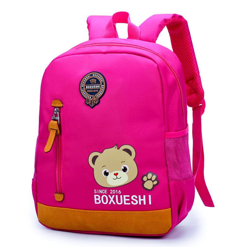 A cartoon bear nursery school schoolbag, schoolbag, schoolboy, boy and boy, baby boy and baby travel back - Nioor