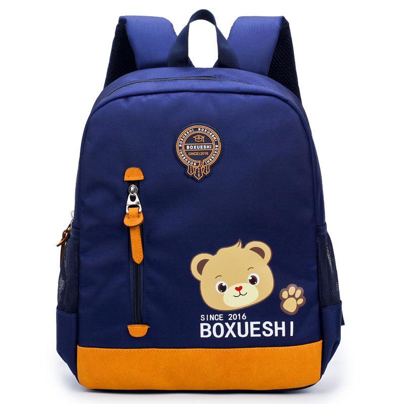 A cartoon bear nursery school schoolbag, schoolbag, schoolboy, boy and boy, baby boy and baby travel back - Nioor