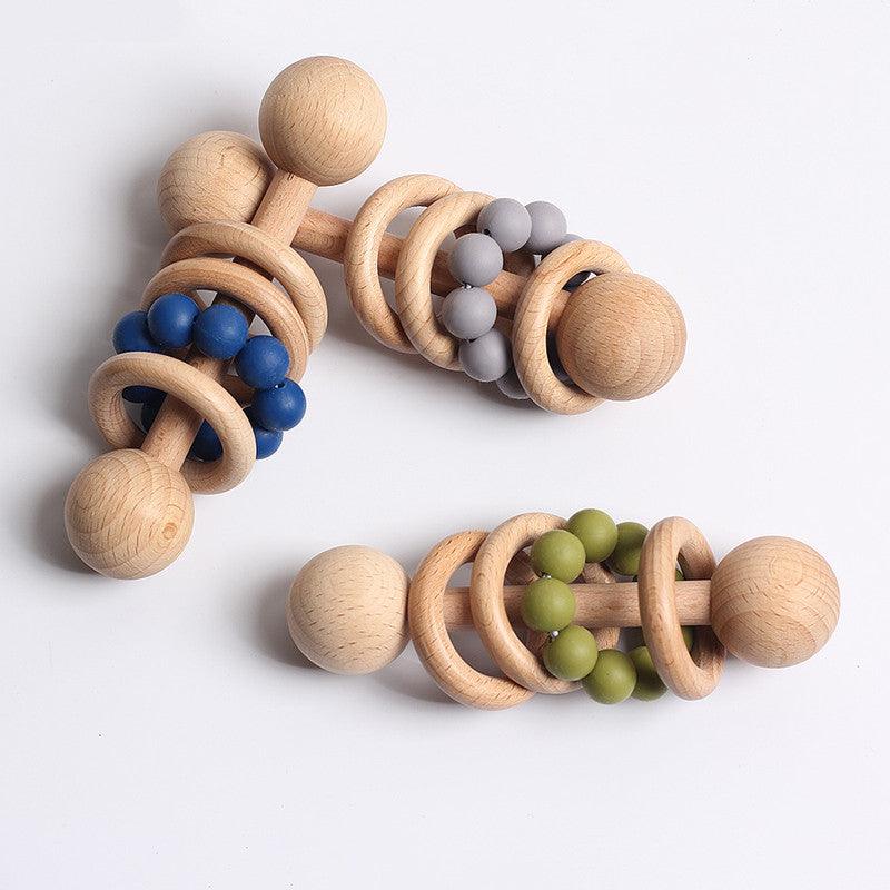 Beech rattle baby teeth toy - Nioor