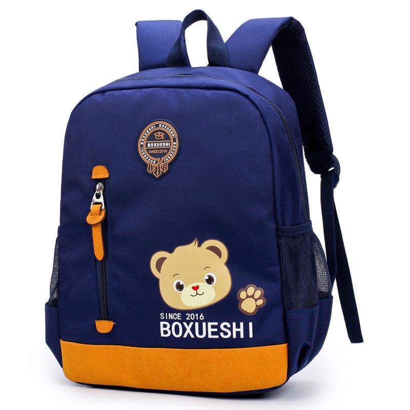 A cartoon bear nursery school schoolbag, schoolbag, schoolboy, boy and boy, baby boy and baby travel back - Nioor