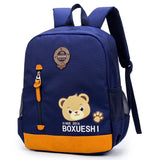 A cartoon bear nursery school schoolbag, schoolbag, schoolboy, boy and boy, baby boy and baby travel back - Nioor