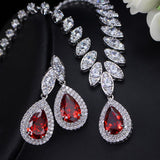 Korean Foreign Trade In Europe And America Two Piece AAA Zircon Jewelry Set - Nioor