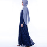 Arab Women's Lace Muslim Women's Dress Summer