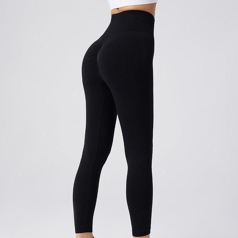 Seamless Leggings Yoga Pants Tummy Control Workout Running Yoga Leggings For Women - Nioor