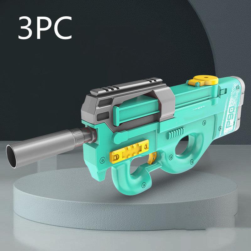 New P90 Electric Water Gun High-Tech Kids Toys Outdoor Beach Pool Large Capacity Summer Gel Blasting Water Gun For Adults - Nioor