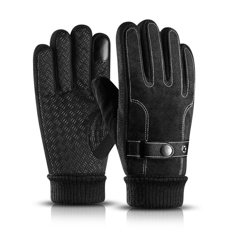 Warm Gloves Men's Autumn And Winter Touch Screen Gloves - Nioor