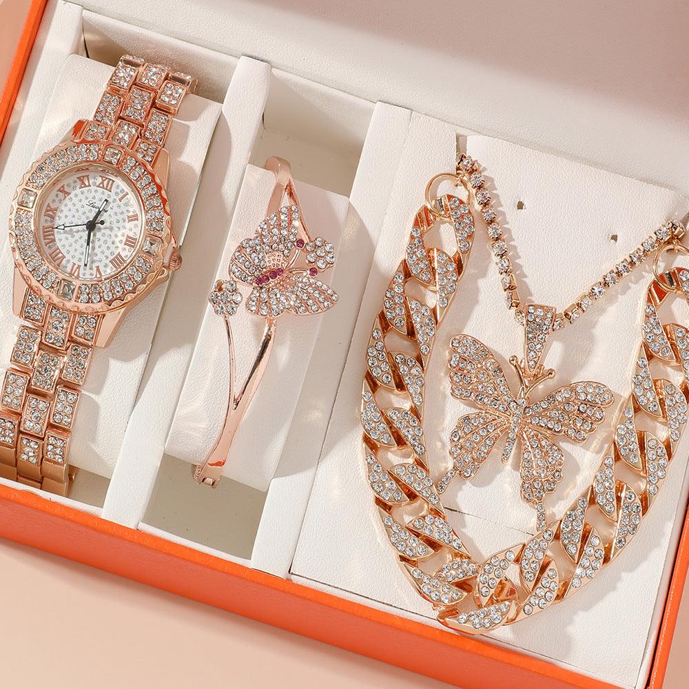 Three-Piece Gift Box Quartz Watch - Nioor