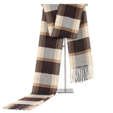 Men's Fashion Casual Plaid Artificial Cashmere Scarf - Nioor