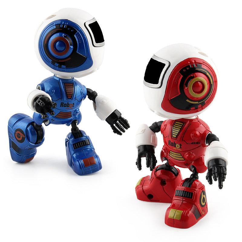 Smart Mini Alloy Robot Induction Light And Music Spaceman Toy - Nioor