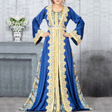 Middle Eastern Printed Dress Muslim Robe