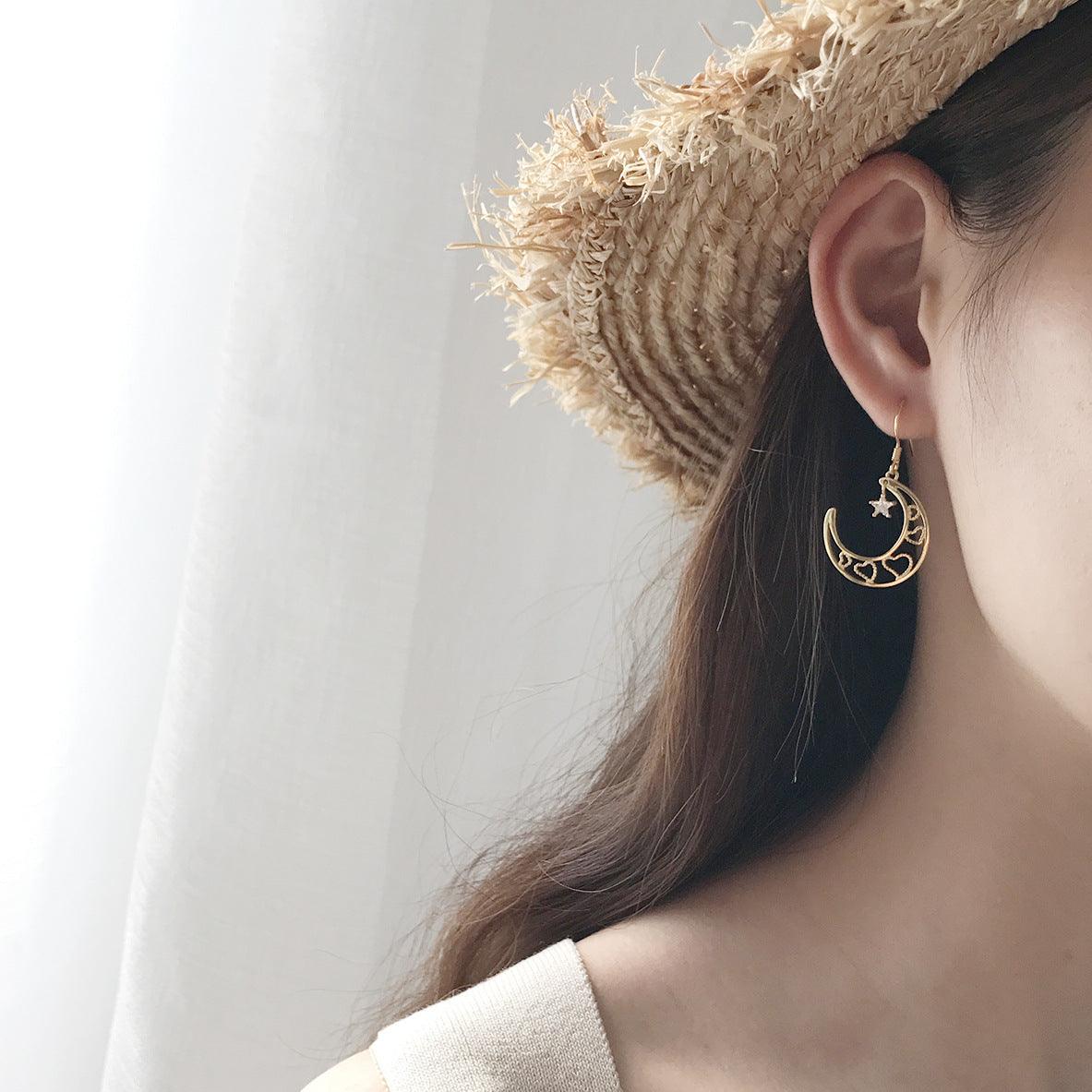 Personalized Xingyue Love Earrings Silver - Nioor
