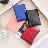 new small sheepskin leather purse wallet bank card set mini small coin pouch to fight a lot of supply - Nioor