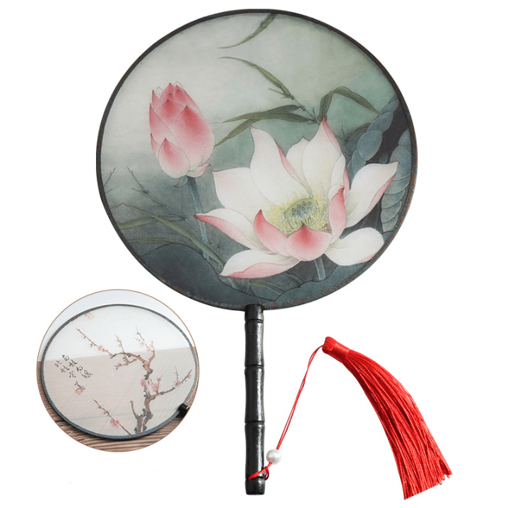 Translucent silk fan - Nioor