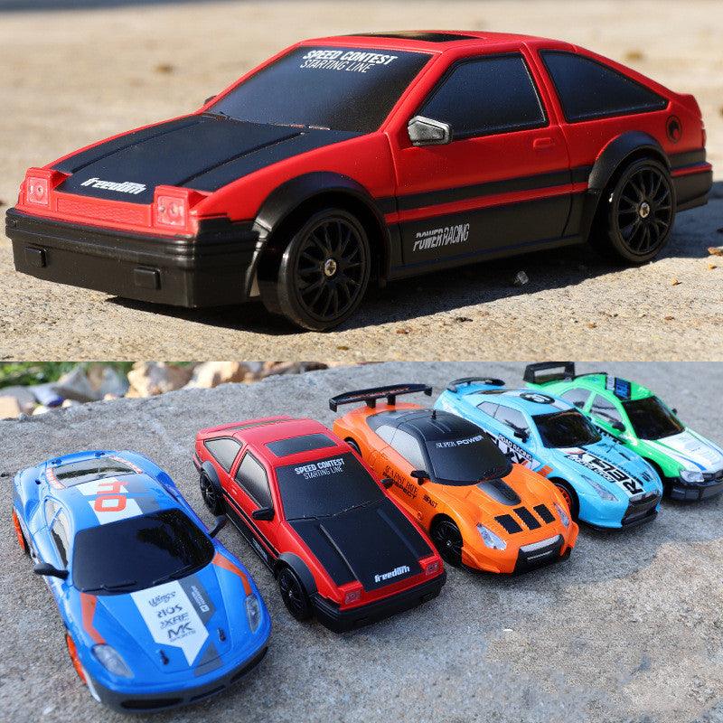 2.4G Drift Rc Car 4WD RC Drift Car Toy Remote Control GTR Model AE86 Vehicle Car RC Racing Car Toy For Children Christmas Gifts - Nioor