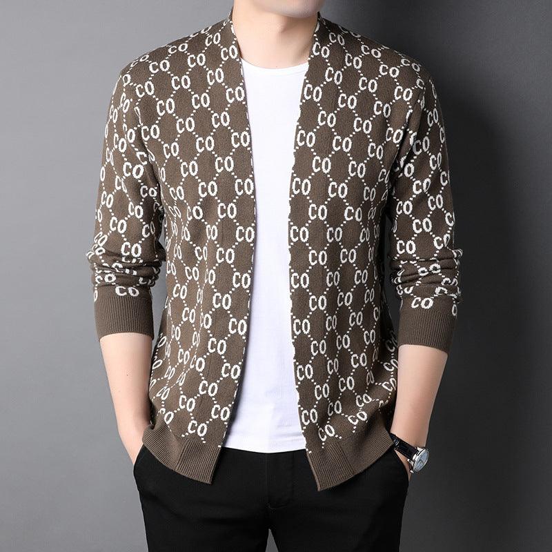 Autumn New Men's Knitted Cardigan Coat - Nioor