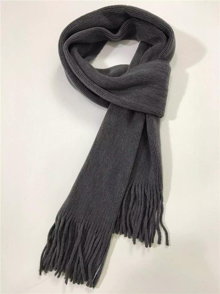 Boy Student's Winter Thick Cashmere Scarf - Nioor