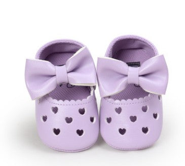 My0-1 love old toddler shoes embroidered bow shoes on behalf of a baby indoor soft bottom baby shoes