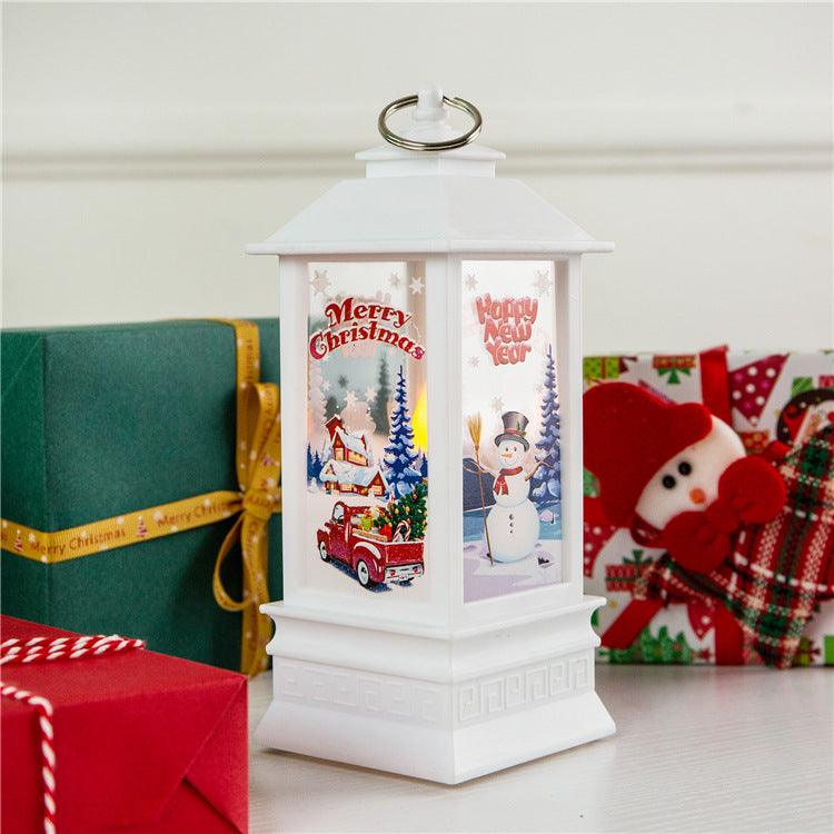 Santa Claus Snowman Light Merry Christmas Home Decor - Nioor