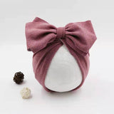 Bowknot Baby Fetal Cap Cute Pure Cotton