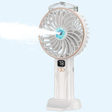 Spray Handheld Fan Digital Display Screen Charging Long Battery Life