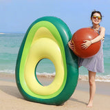 Inflatable Giant Avocado Pool Float Pool Swimming Float Swimming Ring Pool Circle Party Buoy Toy - Nioor