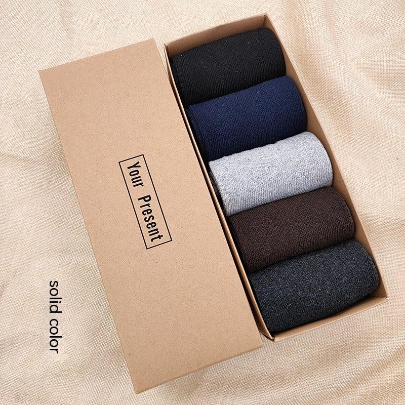 Men's Casual Thickening Thermal Middle Tube Socks - Nioor