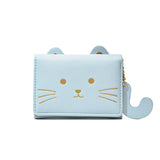 Cute Student Cartoon Female PU Wallet