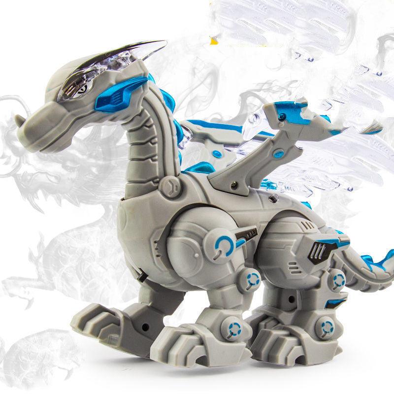 Electric Spray Mechanical Dinosaur Toy Model Multifunctional Sound And Light Toy - Nioor