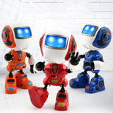 Smart Mini Alloy Robot Induction Light And Music Spaceman Toy - Nioor