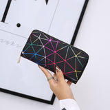 Personalized Long Laser Geometry Hand Purse