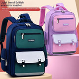 Primary School Student Schoolbag Male Grade 1-3-6 Portable Burden Alleviation Large Capacity Children's Schoolbag Backpack - Nioor