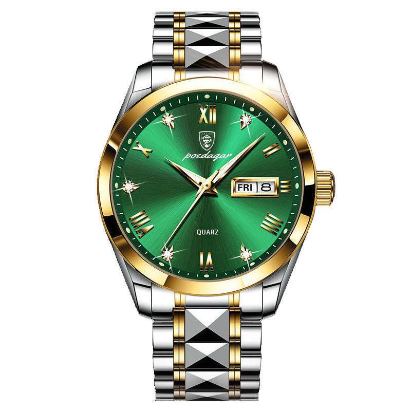 Waterproof Luminous Double Calendar Men's Watch - Nioor