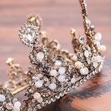 Wedding Accessories Rhinestone Alloy Retro Headband Wedding Jewelry Crown - Nioor