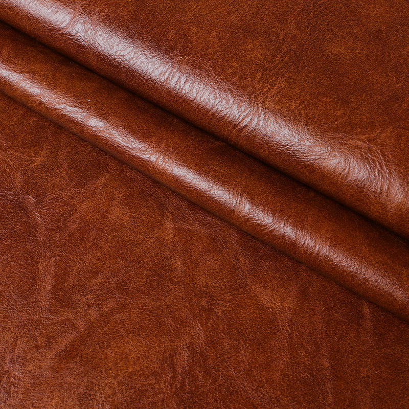 Retro Crazy Horse Soft Bag Leather Fabric Half PU Briefcase