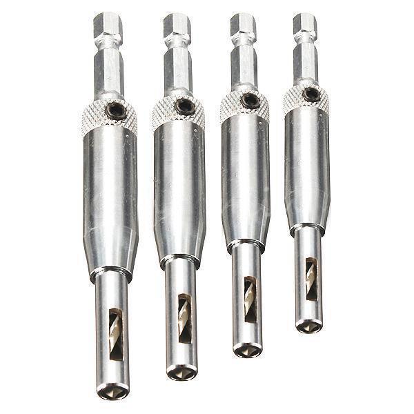 4Pcs Self Centering Hinge Drill Bits Set Door Cabinet - Nioor