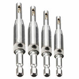 4Pcs Self Centering Hinge Drill Bits Set Door Cabinet - Nioor