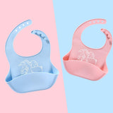 Baby food Bib baby meal silicone saliva bag - Nioor