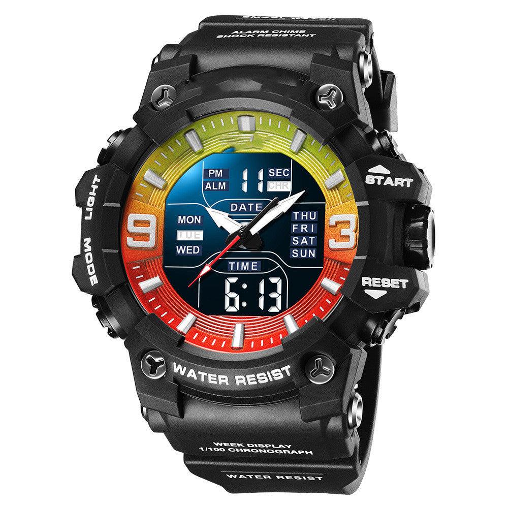 Men's Sports Waterproof Multifunctional Electronic Watch - Nioor