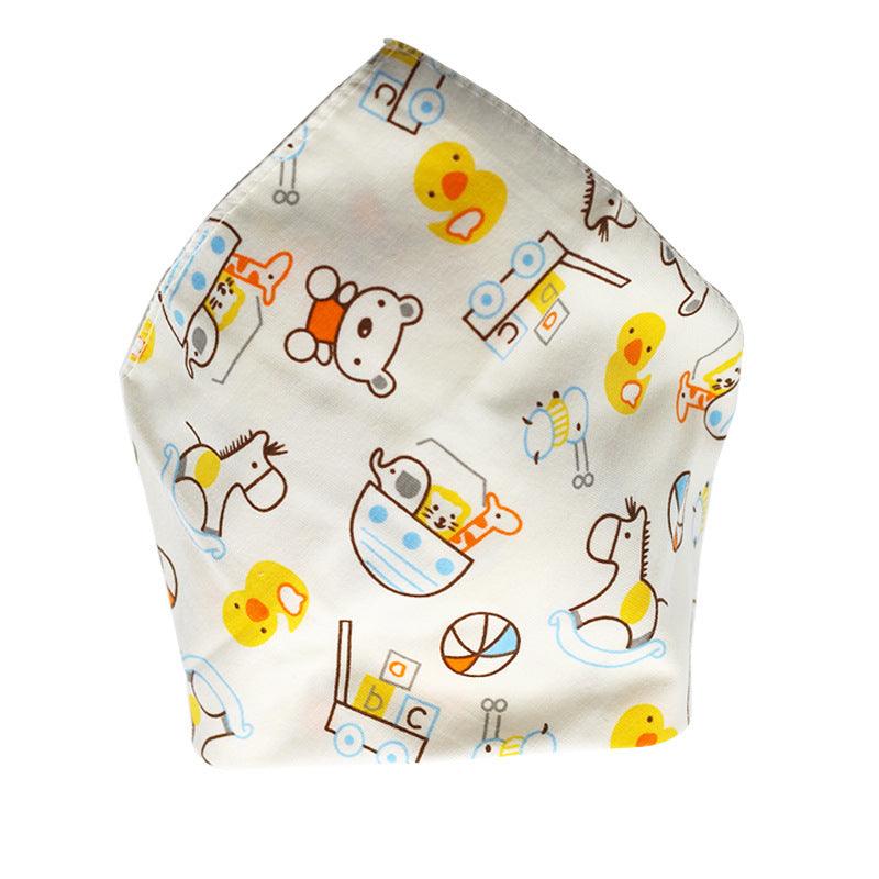 Baby Bibs Waterproof Triangle Cotton Cartoon Child Baberos Bandana Bibs Dribble Bibs Newborn Slabber Absorbent Cloth - Nioor